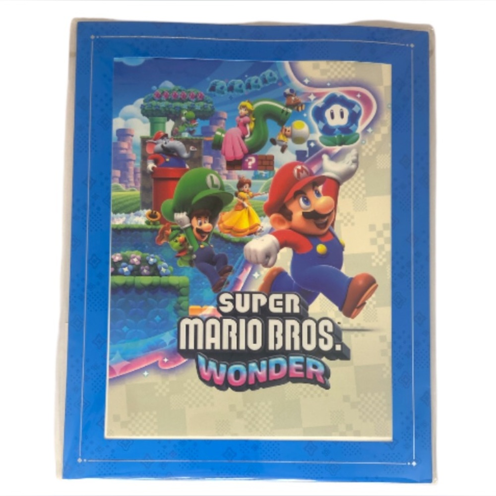 Super Mario Bros. Wonder Print Nintendo Preorder Exclusive Decorative Art New